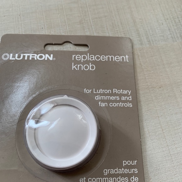 Lutron RK-WH Rotary Dimmer Replacement Knob, White - Picture 3 of 5